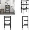 vidaXL Badezimmer Waschtischgestell Schwarz 40x38x83 cm Produktbild-Vorschau 1