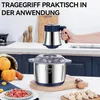 Elektrischer Zerkleinerer 5L Edelstahl, Fleischwolf & Produktbild-Vorschau 6