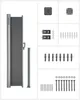 SONGMICS Aluminiowa markiza boczna 200 x 300 cm 280 g/m² Podgląd zdjęcia produktu 4