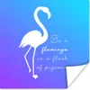 MuchoWow® Poster Flamingo - Scherenschnitt - Briefe - Produktbild-Vorschau 1