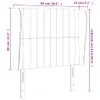 vidaXL Kopfteil mit Ohren Dunkelgrau 93x23x118/128 cm Stoff Produktbild-Vorschau 15