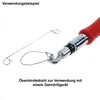 100 Ösendrähte verzinkt 1,0x200mm Drilldraht Rödeldraht Produktbild-Vorschau 2