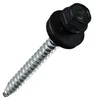 250 Stück Trapezblechschrauben Bohrschrauben 4,8 x 35mm Ral 9005 Tiefschwarz Vista previa de la imagen del producto