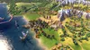 A strategic battle scene from a video game, showing units and buildings on a landscape. Produktbild-Vorschau