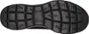 The bottom view of a black sneaker. Produktbild-Vorschau