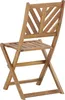 BELIANI Balkonset Braun Akazienholz Tisch quadratisch 58x58 Produktbild-Vorschau 4