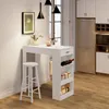 WOLTU Stehtisch Bartisch, mit 1 Schublade 3 Ablagen, mit Produktbild-Vorschau 2