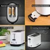 TZS First Austria Doppel Kurzschlitz Toaster, 2 Scheiben, Produktbild-Vorschau 8
