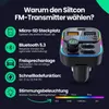 Siltcon® FM Transmitter Bluetooth Auto – USB-C 22.5W Produktbild-Vorschau 2
