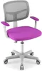 Kinderbürostuhl, 360° drehbar, höhenverstellbar 80-91,5 cm, lila
