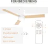 HOMCOM Deckenventilator mit Beleuchtung, Fernbedienung, 48 Produktbild-Vorschau 7