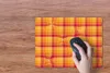 MuchoWow® Mauspad Mousepad Orange - Muster - Abstrakt 40x30 Produktbild-Vorschau 3