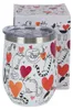 Thermobecher, Reisebecher Katzenwelt - Herzen 330 ml Produktbild-Vorschau 2