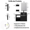 Puluomis Badmöbel Set mit Waschbecken Produktbild-Vorschau 7