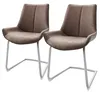 home24 Freischwinger - 2er-Set - Kunstleder Produktbild-Vorschau 1