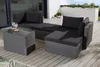 An outdoor lounge set on a wooden deck. Produktbild-Vorschau