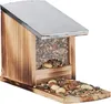 Relaxdays Eichhörnchen Futterhaus, Holz Futterstation, Produktbild-Vorschau 1