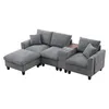 Merax L-Form Ecksofa mit Bettkasten, Konsole, Produktbild-Vorschau 10