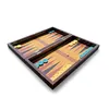 Biggdesign Bloom Klassisches Backgammon, MDF-Korpus, Produktbild-Vorschau 4