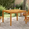 vidaXL Stół ogrodowy 110x110x75 cm z litego drewna Podgląd zdjęcia produktu 2