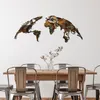 Wallity, World Map Medium - 3, Wanddeko, Mehrfarbig, Produktbild-Vorschau 3
