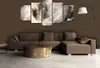 Tableaux abstraits pour mur, dimensions 150x75 cm, ensemble Voir les images du produit 2