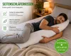 Seitenschläferkissen 145 x 40 cm – großes Körperkissen mit Produktbild-Vorschau 3