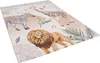Kinder Teppich Maui Kids Giraffe Zebra Löwe, Größe:140x200 Produktbild-Vorschau 3