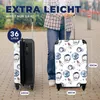 MuchoWow® Koffer Handgepäck Trolley Rollkoffer Kleine Produktbild-Vorschau 5