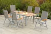 Merxx Gartenmöbelset Naxos 7tlg., 6 Klappsessel, 1 Produktbild-Vorschau 2