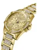 Guess Herren Uhr Armbanduhr FRONTIER W0799G2 Edelstahl gold Produktbild-Vorschau 8