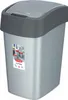 Kosz na śmieci Flip 25L srebrno-grafitowy z segregacją Anteprima dell’immagine prodotto 3