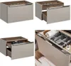 Badmöbel Set in taupe mit Vintage Eiche PUEBLA-56-TAUPE Produktbild-Vorschau 3