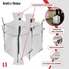 KOTARBAU® 4 St Big Bag Säcke 90x90x90cm Gartenabfallsack Produktbild-Vorschau 6