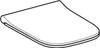 A line drawing of a toilet seat. Anteprima dell’immagine prodotto