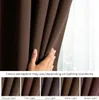 Vorhang Blackout mit Ösen Aufhängung-140x175cm (B x H)Braun Produktbild-Vorschau 8