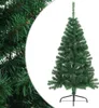 A green artificial Christmas tree with a stand, shown against a white background. Náhľad obrázku produktu