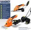 MASKO® Grasschere Strauchschere Set mit Akku 7,2V 2000mA/h Produktbild-Vorschau 3