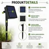 2 Stück 120LED 12M Solar Lichterkette aussen, Solarleuchten Produktbild-Vorschau 3