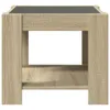 vidaXL Table basse LED Chêne Sonoma 53x53x45 cm Matériau Voir les images du produit 6