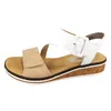 Rieker Damen Keil-Sandaletten Weiß/Beige Voir les images du produit 60