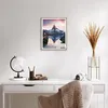Gerahmtes Poster - Rahmen in heller Eiche - Berge Felsen Produktbild-Vorschau 6