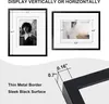 Aluminium Bilderrahmen 20x25 cm Schwarz 2er Pack Plexiglas Produktbild-Vorschau 4