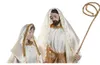 Kerststal Home ESPRIT, wit en goud, 27 x 24 x 40 cm Productafbeelding-voorbeeld 2