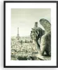 Gerahmtes Poster - Schwarzer Rahmen - Wasserspeier Paris Produktbild-Vorschau 1