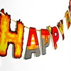 Oblique Unique Happy Birthday Girlande Feuerwehr Banner für Produktbild-Vorschau 2