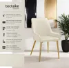Chaise rembourrée Avane, aspect velours, capacité de charge Voir les images du produit 2