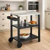 Faziango Grillwagen, 3-Etagen für Outdoor BBQ Servierwagen, Produktbild-Vorschau 7