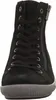 A close-up, front view of a black high-top sneaker. Anteprima dell’immagine prodotto