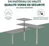 bremermann Etagère d'angle en verre, étagère de cuisine, en Voir les images du produit 5